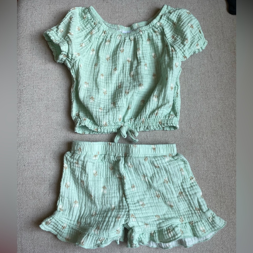Floral 2 Piece Matching Set